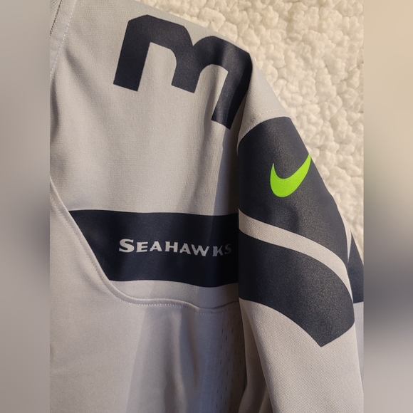 NFL Seattle Seahawks WILSON #3 Gray/ Blue And Green Men's Jersey Size XXL - Picture 3 of 13